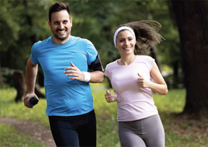 jogging